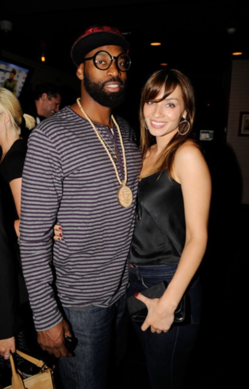 NBA Baller Baron Davis And Girlfriend Rebecca Marshall Spotted At The James Blake Foundation Annual Charity Event.