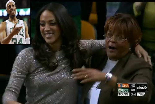 Boston Celtics Star Paul Pierce’s Wife And Mother Celebrate Him Becoming Second On The Teams All Time Scoring List! [Video]