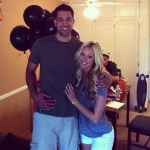 NBA Baller Landry Fields’ Girlfriend Elaine Alden Throws Him Surprise Birthday Party!