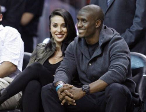 Reggie Bush And His Pregnant Girlfriend Lilit Avagyan Spotted At The Miami Heat Game!