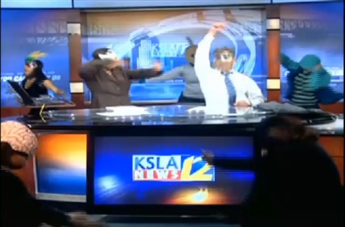WATCH: KSLA News Crew Doing The ‘Harlem Shake’ Dance! [Video]