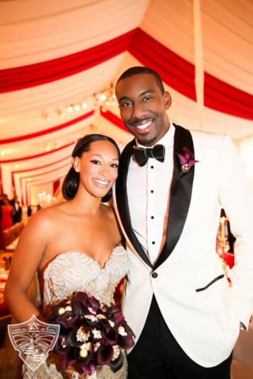Amar’e Stoudemire And Wife Alexis Marry For The Second Time In Miami. [Photos]