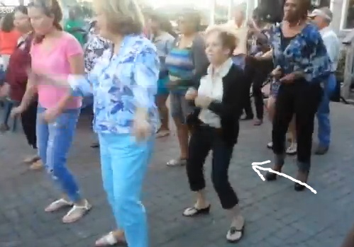 Get It Girl: Older Woman ‘Wobbling With It’ On The Dance Floor! [Video]