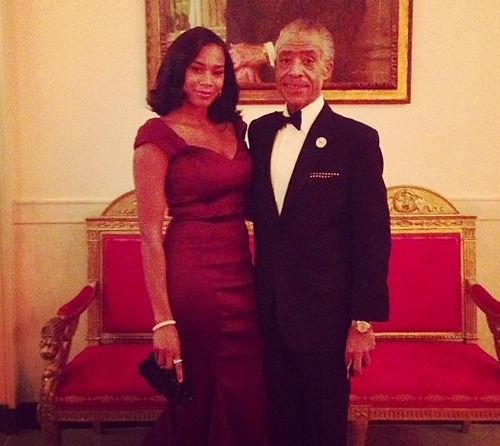 Al Sharpton And Girlfriend Aisha Mcshaw Attend State Dinner At The White House!