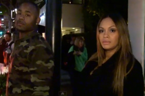 Date Night: Evelyn Lozada And Fiance Carl Crawford Spotted Leaving Mastro’s In Beverly Hills! [Video]