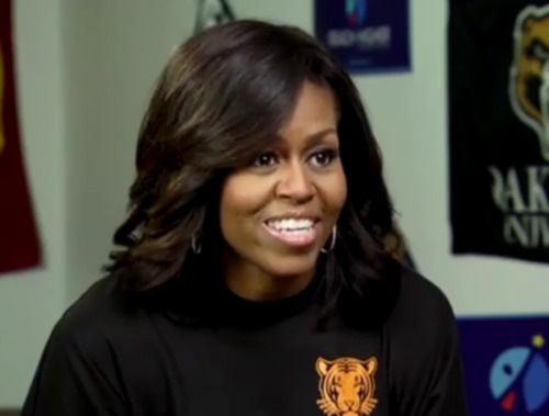 First Lady Michelle Obama Speaks On How Sasha & Malia Are Growing Up So Fast! (Video)