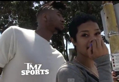 Iman Shumpert And Girlfriend Teyana Taylor Speak On His New Dreaded Up Hairstyle.
