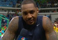 Carmelo Anthony Gives An Emotional Post-Game Interview After Winning Gold Medal In Rio Olympics 2016. (Video)
