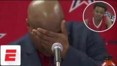 Watch: High School Basketball Player’s Heartfelt Message At News Conference Leave Coach In Tears (Video)