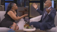 Steve Harvey And Monique Get Into Heated Debate Over How She Handled Hollywood ‘Blackballing.”(Video)