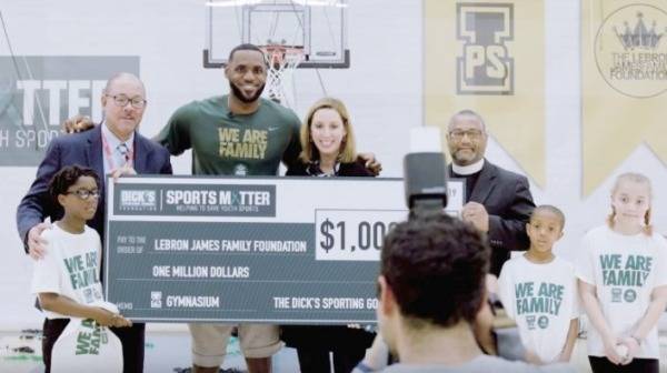 Watch: LeBron James Surprises Students At His "I PROMISE School" With $1 Million Dollar Grant For New Gym (Video)