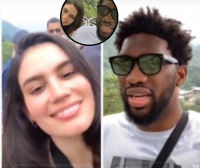 NBA Star Joel Embiid Takes His Girlfriend Anne De Paula On Vacation To See The Great Wall Of China (Video)